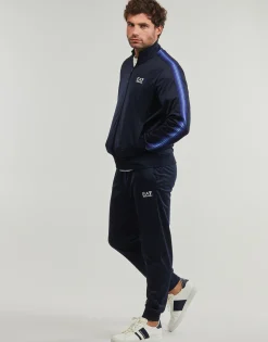 Emporio Armani EA7 TRAIN 7 LINES M T-SUIT T-TOP FZ CH PL - TRAIN 7 LINES M T-SUIT T-Homme Joggings & Survêtements