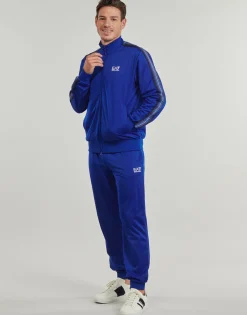 Emporio Armani EA7 TRAIN 7 LINES M T-SUIT T-TOP FZ CH PL - TRAIN 7 LINES M T-SUIT T-Homme Joggings & Survêtements