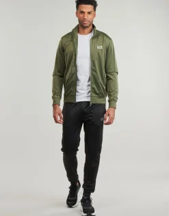 Emporio Armani EA7 TRAIN CORE ID M T-SUIT T-TOP FZ CH PL CC-Homme Joggings & Survêtements