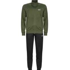 Emporio Armani EA7 TRAIN CORE ID M T-SUIT T-TOP FZ CH PL CC-Homme Joggings & Survêtements