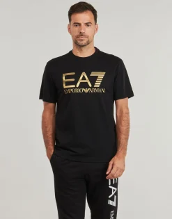 Emporio Armani EA7 TRAIN LOGO SERIES M TEE BIG LOGO SS - TRAIN LOGO SERIES M TEE BI-Homme T-Shirts & Polos|T-Shirts & Polos