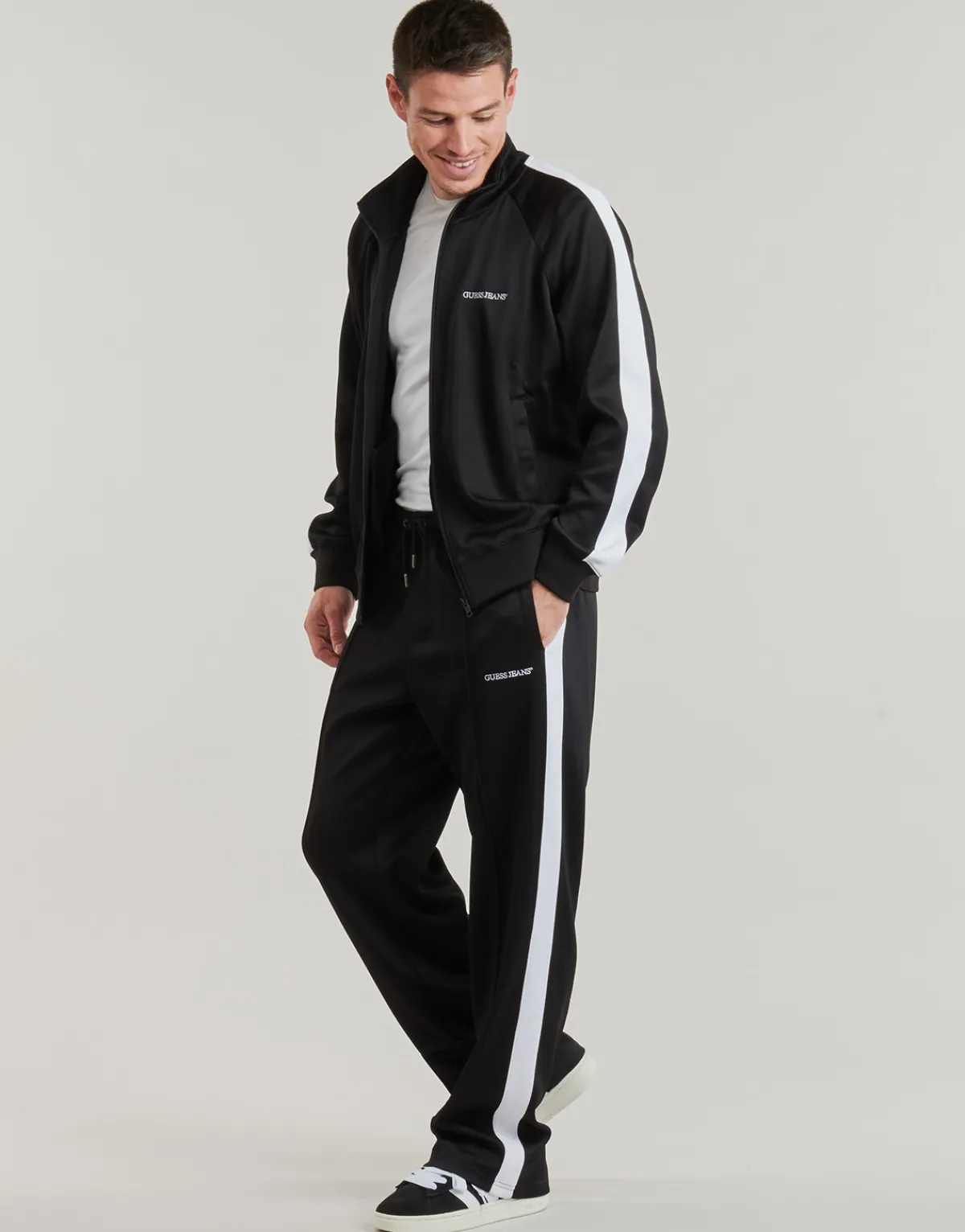 Guess TRICOT TRACK PANT-Homme Joggings & Survêtements