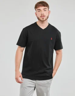 Polo Ralph Lauren T-SHIRT AJUSTE COL V EN COTON-Homme T-Shirts & Polos|T-Shirts & Polos
