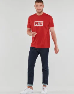 Polo Ralph Lauren T-SHIRT AJUSTE EN COTON LOGO-Homme T-Shirts & Polos