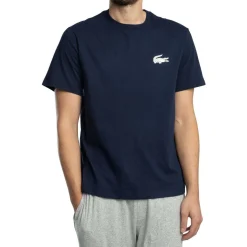 Lacoste T-shirt de détente à imprimé crocodile-Homme Pyjamas