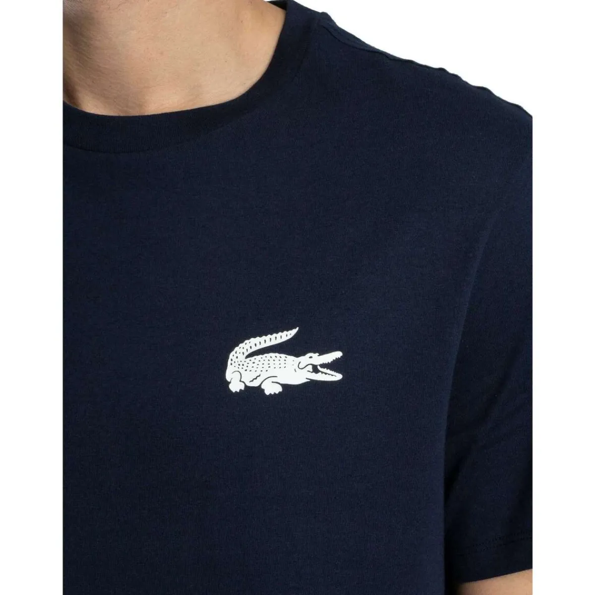 Lacoste T-shirt de détente à imprimé crocodile-Homme Pyjamas