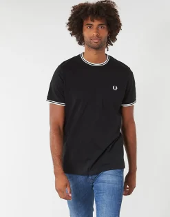 Fred Perry TWIN TIPPED T-SHIRT-Homme T-Shirts & Polos