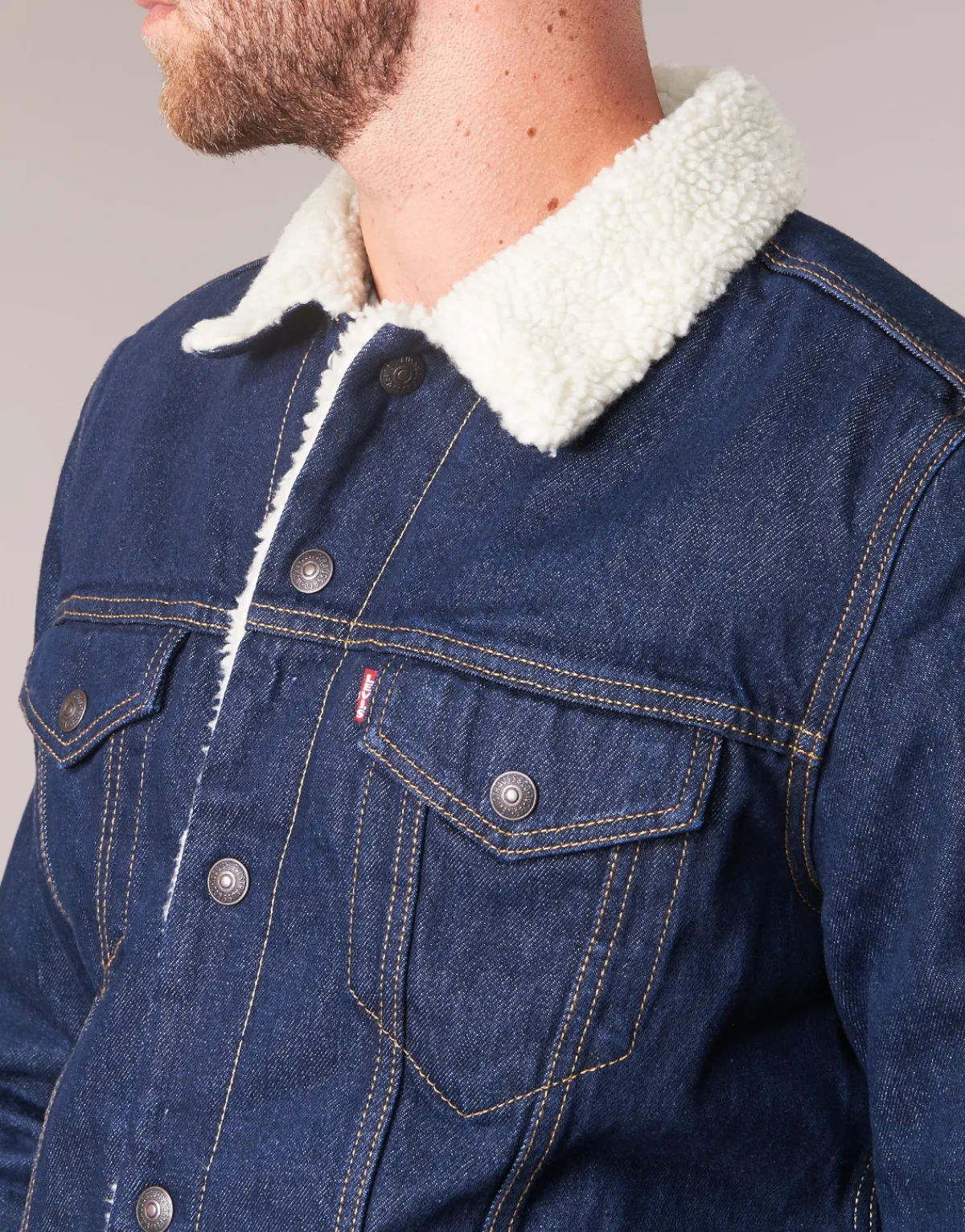 Levi's TYPE 3 SHERPA TRUCKER-Homme Vestes