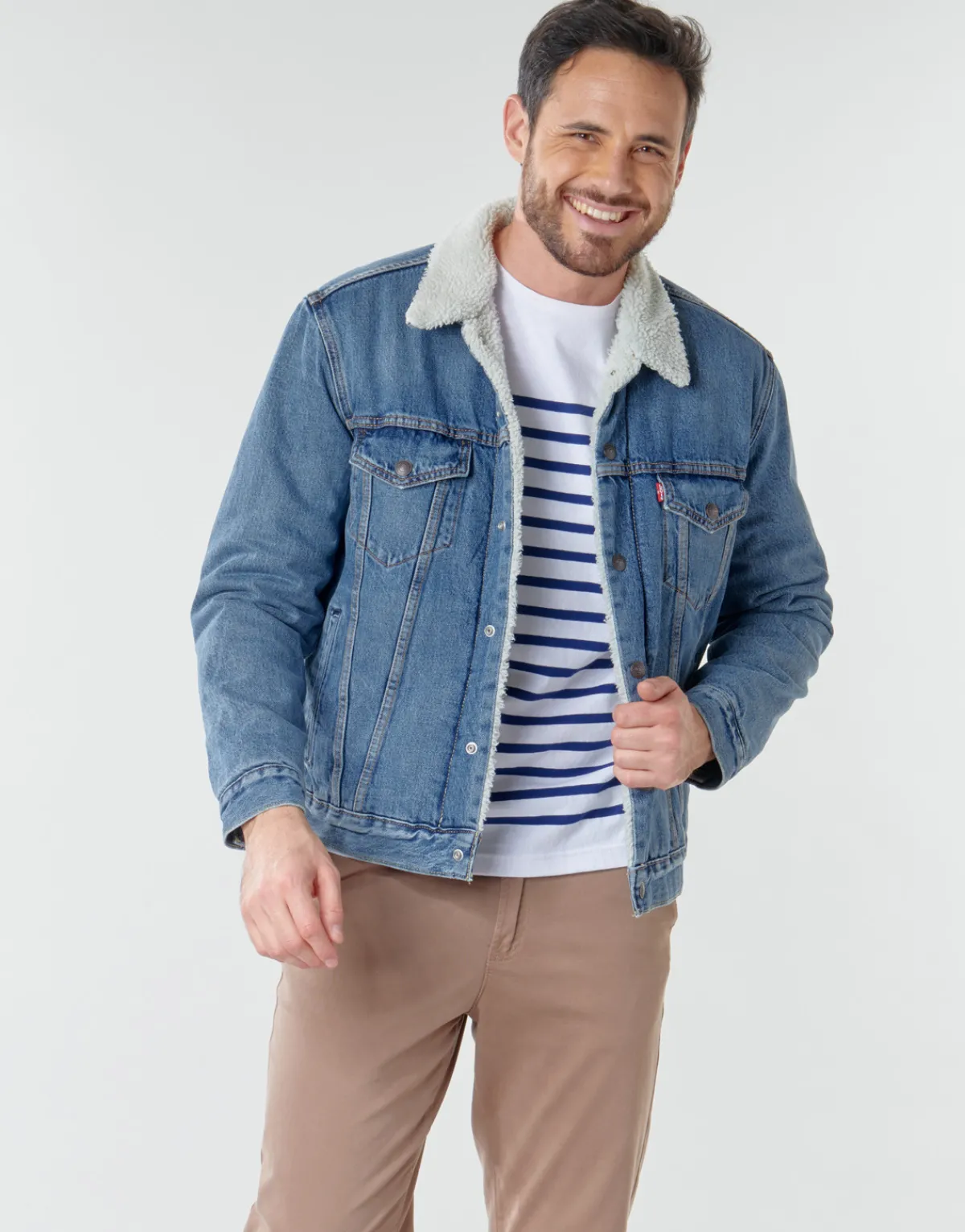 Levi's TYPE 3 SHERPA TRUCKER-Homme Vestes