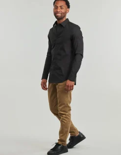 G-Star Raw UNIFORM SLIM SHIRT LS-Homme Chemises