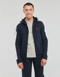 Polo Ralph Lauren VESTE DE SURVETEMENT AVEC BANDES-Homme Joggings & Survêtements