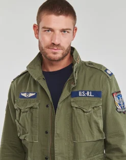 Polo Ralph Lauren VESTE MILITAIRE M65 EN CHEVRONS-Homme Manteaux