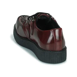 TUK VIVA LOW CREEPER BURGUNDY-Homme Derbies & Richelieu
