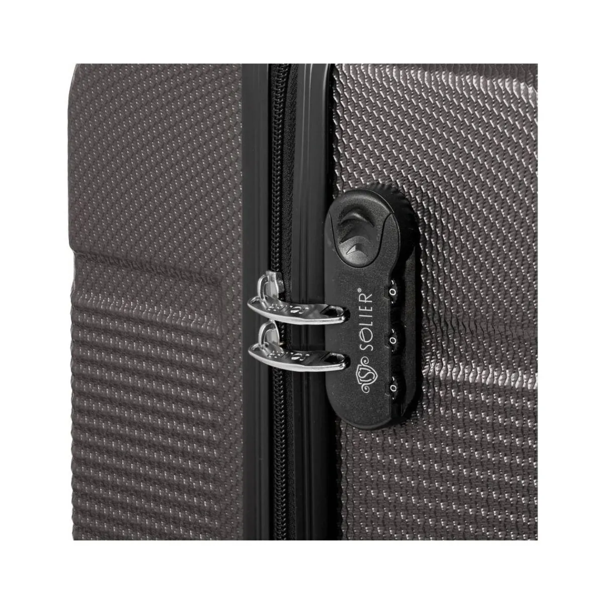 Solier Walizka Podróżna Średnia M 22' Stl945 Ciemnoszara-Homme Valises