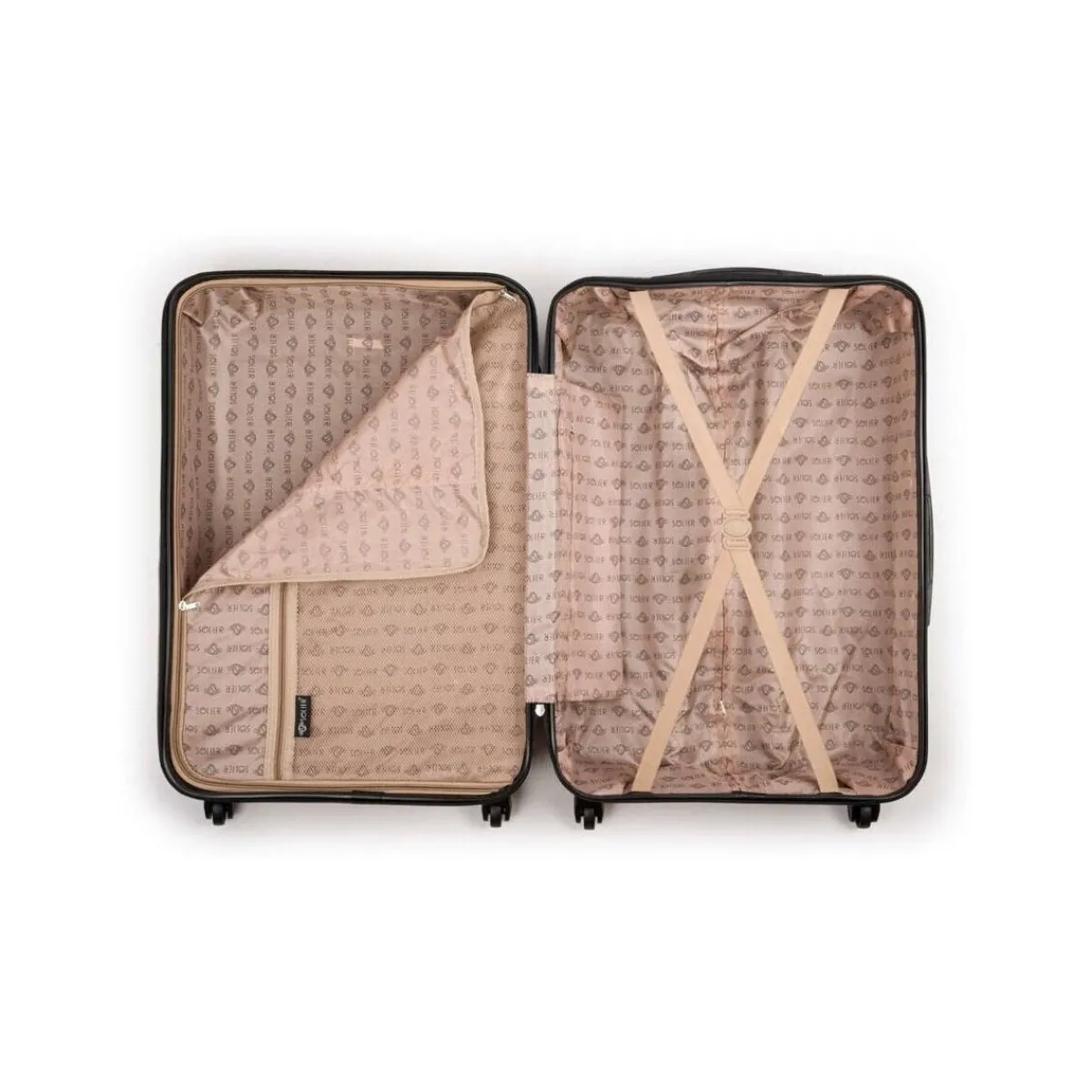 Solier Walizka Podróżna Twarda Średnia 24'' Stl945 Ciemnoszara-Homme Valises