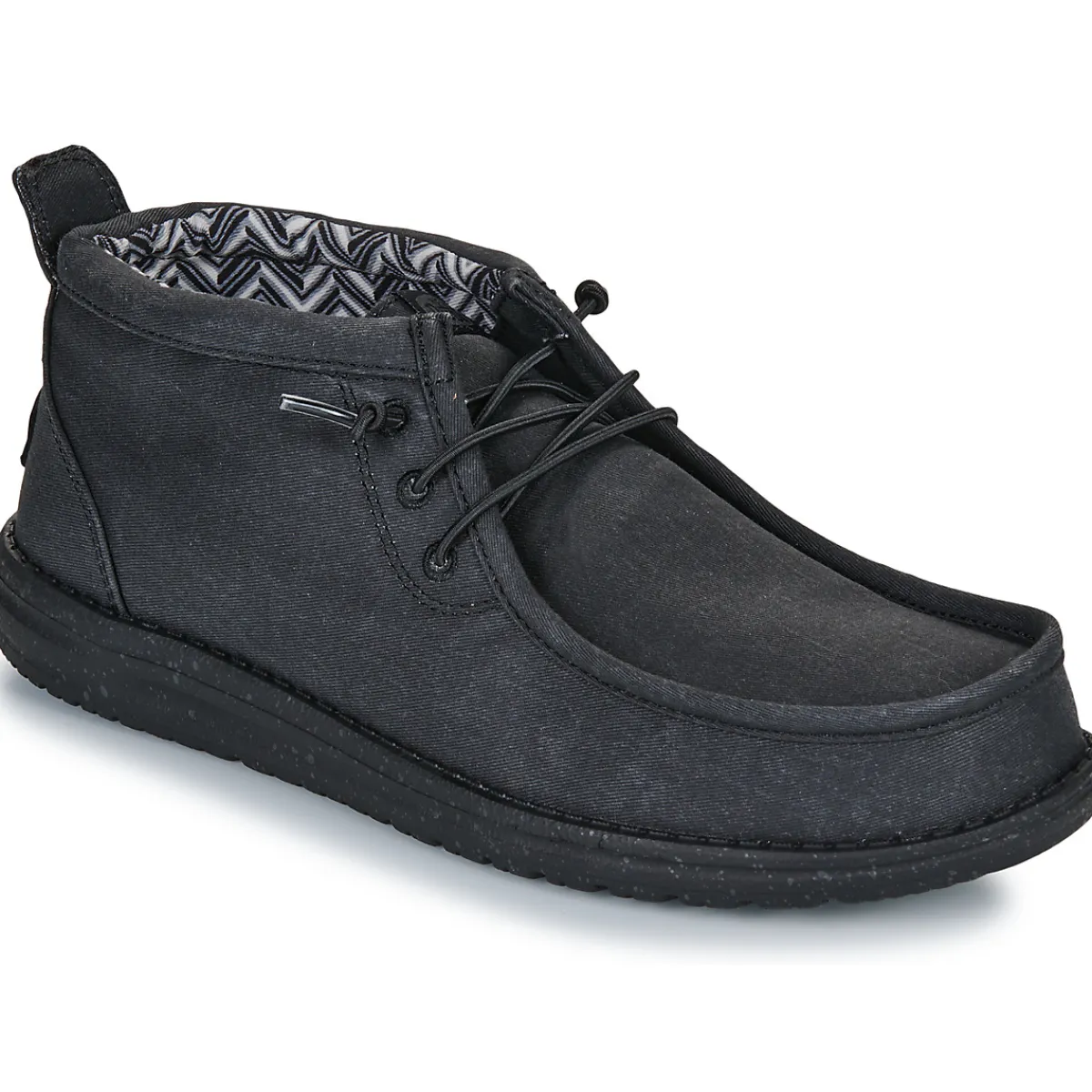 HEYDUDE WALLY MID STRECH CANVAS-Homme Bottines / Boots