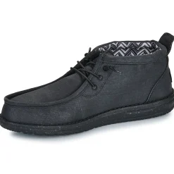 HEYDUDE WALLY MID STRECH CANVAS-Homme Bottines / Boots
