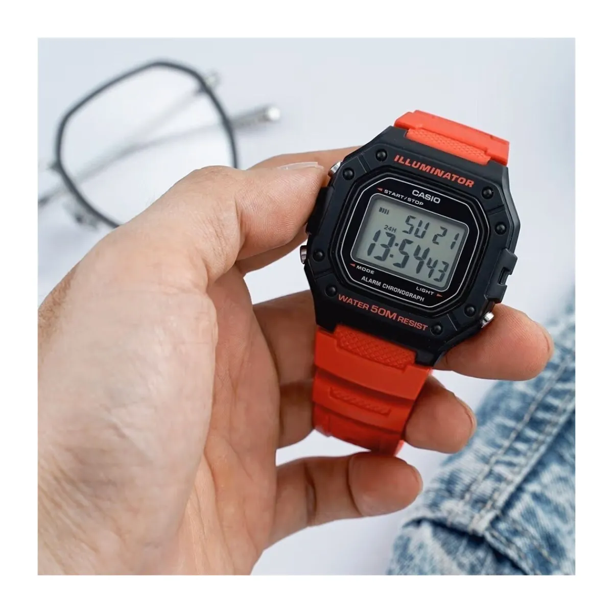 Casio W218H4BV-Homme Montres