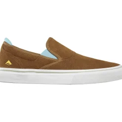 Emerica WINO G6 SLIP ON BROWN BLUE-Homme Skate