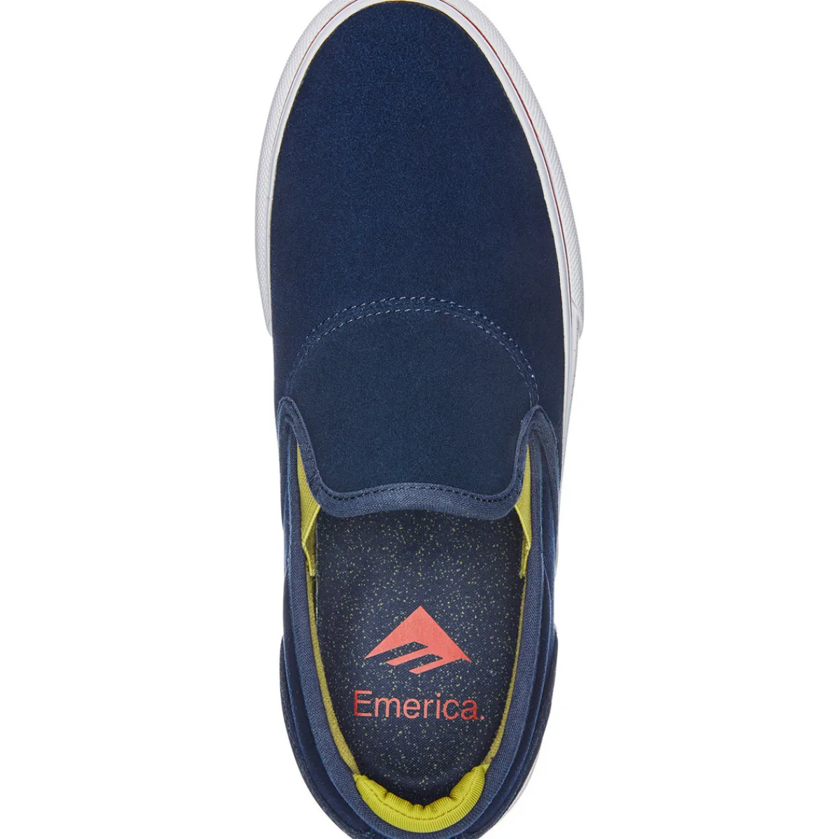 Emerica WINO G6 SLIP ON NAVY GOLD WHITE-Homme Skate