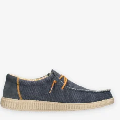 Walk In Pitas WP150-STEVE-05MARINO-Homme Slip Ons