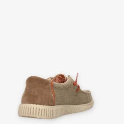 Walk In Pitas WP150-STEVE-27TAUPE-Homme Slip Ons