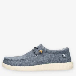 Walk In Pitas WP150-WALLABI-LINEN-25AZUL-Homme Slip Ons