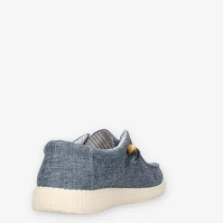 Walk In Pitas WP150-WALLABI-LINEN-25AZUL-Homme Slip Ons