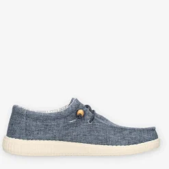 Walk In Pitas WP150-WALLABI-LINEN-25AZUL-Homme Slip Ons