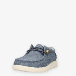 Walk In Pitas WP150-WALLABI-LINEN-25AZUL-Homme Slip Ons