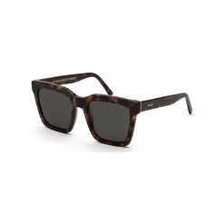 Retrosuperfuture 0WX Aalto Lunettes de soleil, Havana/Noir, 54 mm-Homme Lunettes De Soleil